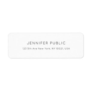 Moderne, eenvoudige design professionele elegante  etiket