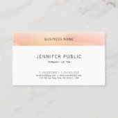 Moderne, eenvoudige design professionele elegante  visitekaartje (Voorkant)