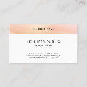 Moderne, eenvoudige design professionele elegante  visitekaartje