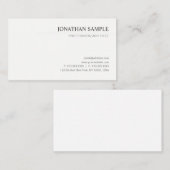 Moderne, eenvoudige design professionele Sjabloon Visitekaartje (Voorkant / Achterkant)