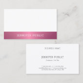 Moderne, eenvoudige design professionele Sjabloon Visitekaartje (Voorkant / Achterkant)