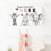 Moderne Eenvoudige Dierendag Welkomstbord Spandoek (Insitu)