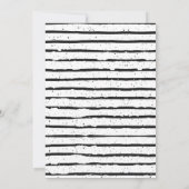 Moderne Eenvoudige Dierenuitnodiging (Achterkant)