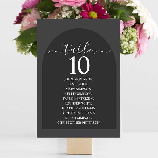 Moderne, eenvoudige, donkergrijze pleister kaart