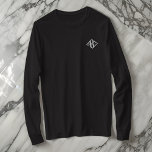 Moderne eenvoudige drieletterige monogram typograf<br><div class="desc">Moderne eenvoudige 3 letter monogrammen op de voorkant en nape.</div>