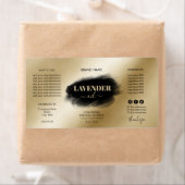 Moderne eenvoudige Dropperfleslabels Etiket (Insitu)