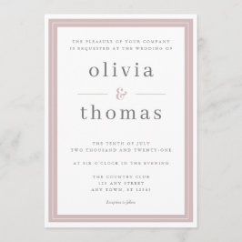 Moderne, eenvoudige dubbelzinnige rand kaart