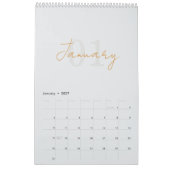 Moderne Eenvoudige Elegante 2026 Agenda Kalender (Jan 2027)