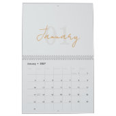 Moderne Eenvoudige Elegante 2026 Agenda Kalender (Jan 2027)