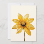 Moderne eenvoudige elegante 60e verjaardag kaart (Achterkant)