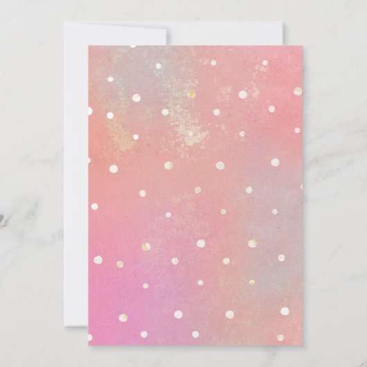 Moderne Eenvoudige Elegante Aangepaste Kinderverja Kaart (Achterkant)