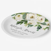 Moderne, eenvoudige, elegante Afstuderen Papieren Bordje (Gekanteld)