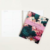 Moderne, eenvoudige, elegante bloemplanoloog planner (Display)