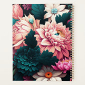 Moderne, eenvoudige, elegante bloemplanoloog planner (Achterkant)