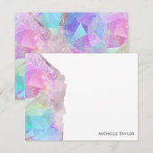 Moderne Eenvoudige elegante bovengrens voor optisc Notitiekaartje (Voorkant / Achterkant)