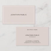 Moderne, eenvoudige, elegante Design Professional  Visitekaartje (Voorkant / Achterkant)