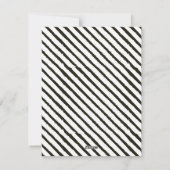 Moderne Eenvoudige Elegante Gelukkige Nieuwjaarsfo Feestdagenkaart (Achterkant)