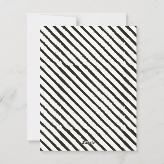 Moderne Eenvoudige Elegante Gelukkige Nieuwjaarsfo Feestdagenkaart (Achterkant)