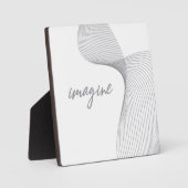 Moderne, eenvoudige, elegante grafische vormgeving fotoplaat (Voorkant)