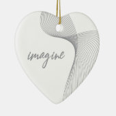 Moderne, eenvoudige, elegante grafische vormgeving keramisch ornament (Rechts)