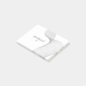 Moderne, eenvoudige, elegante grafische vormgeving post-it® notes (Schuin)