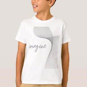 Moderne, eenvoudige, elegante grafische vormgeving t-shirt