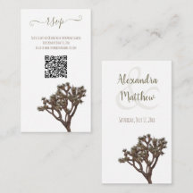 Moderne Eenvoudige elegante kleur Joshua Tree QR-c