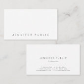 Moderne, eenvoudige, elegante, professionele Sjabl Visitekaartje (Voorkant / Achterkant)