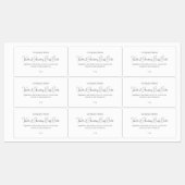 Moderne eenvoudige elegante schoonheidshuidzorg labels (Vel)