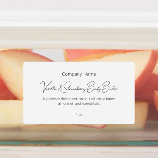 Moderne eenvoudige elegante schoonheidshuidzorg labels (Aangebracht)