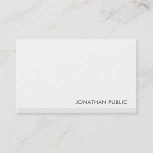 Moderne, eenvoudige, elegante Sjabloon Professiona Visitekaartje