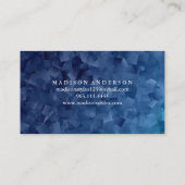 Moderne eenvoudige elegante typografie-logo visitekaartje (Achterkant)