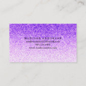 Moderne eenvoudige elegante typografie-logo visitekaartje (Achterkant)