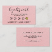 Moderne eenvoudige elegante typografie-logo visitekaartje (Voorkant / Achterkant)