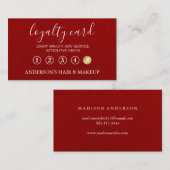 Moderne eenvoudige elegante typografie-logo visitekaartje (Voorkant / Achterkant)