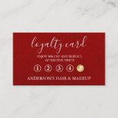 Moderne eenvoudige elegante typografie-logo visitekaartje (Voorkant)