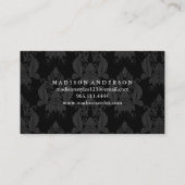 Moderne eenvoudige elegante typografie-logo visitekaartje (Achterkant)