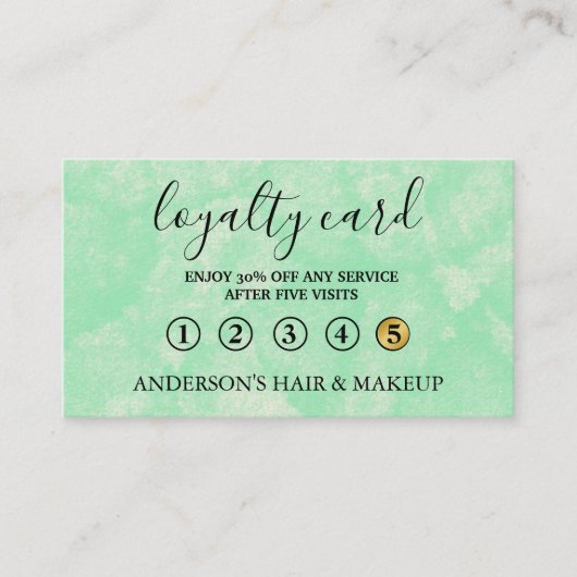 Moderne eenvoudige elegante typografie-logo visitekaartje (Voorkant)