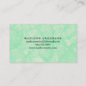 Moderne eenvoudige elegante typografie-logo visitekaartje (Achterkant)