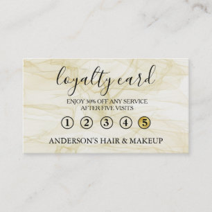 Moderne Eenvoudige elegante typografie Loyalty Car Visitekaartje