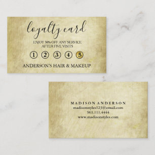 Moderne eenvoudige elegante typografie Loyalty Car Visitekaartje