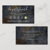 Moderne eenvoudige elegante typografie Loyalty-Kaa Visitekaartje (Voorkant / Achterkant)