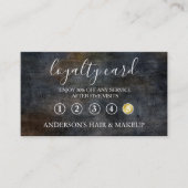 Moderne eenvoudige elegante typografie Loyalty-Kaa Visitekaartje (Voorkant)