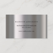 Moderne eenvoudige elegante typografie Loyalty-Kaa Visitekaartje (Achterkant)