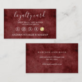 Moderne eenvoudige elegante typografie Loyalty-Kaa Visitekaartje (Voorkant / Achterkant)