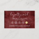 Moderne eenvoudige elegante typografie Loyalty-Kaa Visitekaartje (Voorkant)