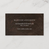 Moderne eenvoudige elegante typografie Loyalty-Kaa Visitekaartje (Achterkant)