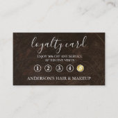 Moderne eenvoudige elegante typografie Loyalty-Kaa Visitekaartje (Voorkant)