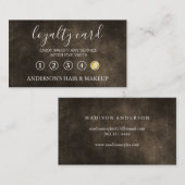 Moderne eenvoudige elegante typografie Loyalty-Kaa Visitekaartje (Voorkant / Achterkant)