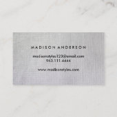 Moderne eenvoudige elegante typografie Loyalty-Kaa Visitekaartje (Achterkant)